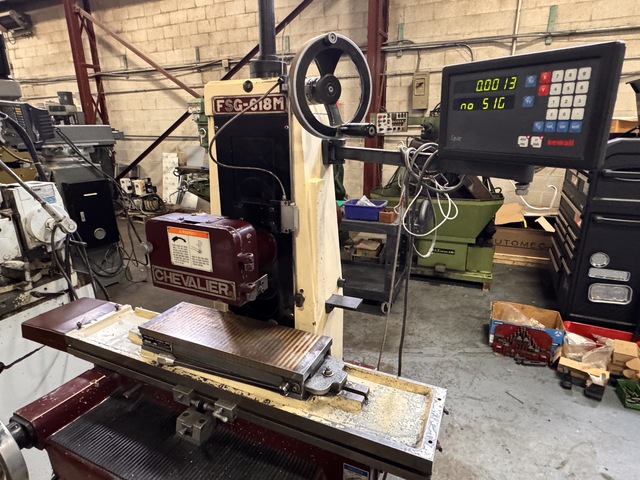 6" x 18" Chevalier #FSG-618M, Manual Surface Grinder, 19" X, 7" Y, 8" grinding wheel diameter, 3 HP, 3450 - Image 3