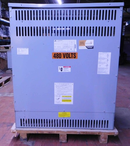225 KVA 480 Primary, 208Y/120 Secondary, Midwest #9T83W3877, Dry-Type Distribution Transformer, 3PH - Image 1