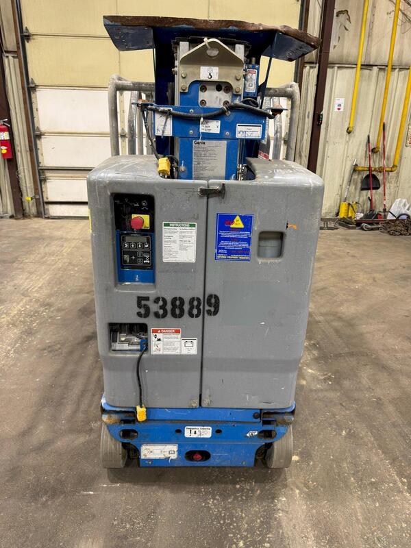 500 lb. Genie #GR-12, scissor lift, 17'4" work height, 11'4" platform height, 310 hours, 2017 - Image 9