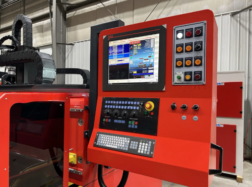 Akyapak #APLG-30/60, Combined Drilling & Plasma Cutting System, 10' x20' table, 8 station, 30 HP, 3000 RPM - Image 2