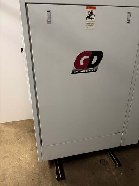 100 psig, Gardner Denver #EFC99A, Rotary Screw Air Compressor, 20 HP, 2000 - Image 9