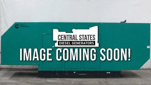 1300 kW Cummins #C1300N6, Natural gas gen set, #QSK60G engine, 1953 HP, 1800 RPM, sound attenuated enclosure - Image 1