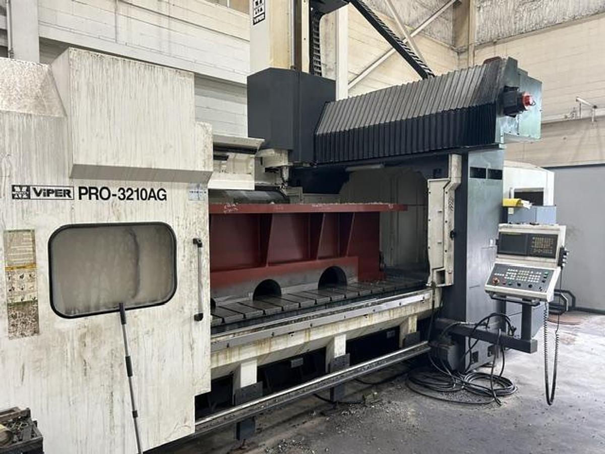 Mighty #PRO3210AG, CNC Vertical Bridgemill, 120" X Travel, 82.6" Y Travel, 39" Z, 35/30 HP, 6000 RPM, 40 - Image 1