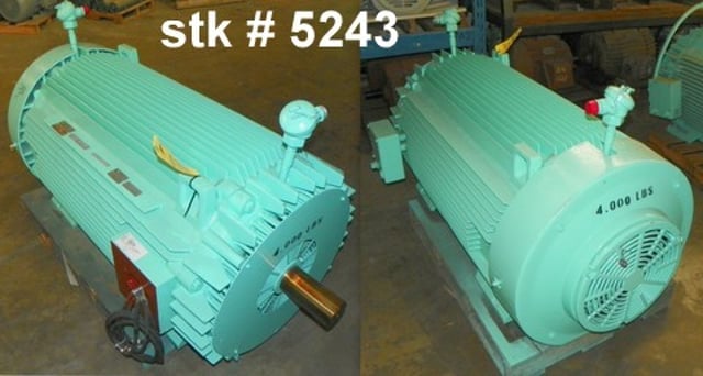 350 HP 1800 RPM General Electric, Frame 5011LL, TEFC BB, 4160 Volts - Image 1