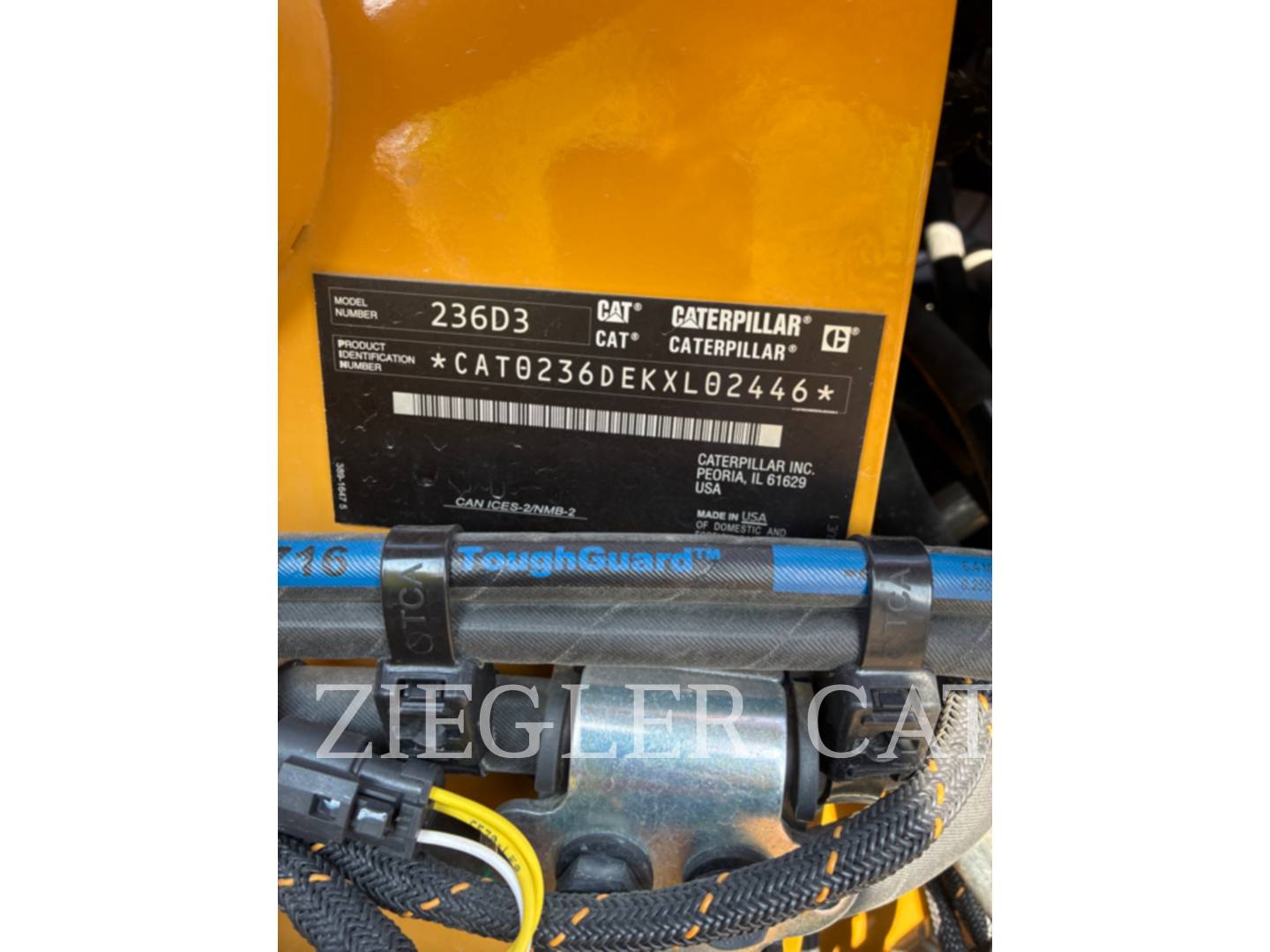 Cat 236D3, Skid Steer Loader, 46 hours, S/N: KXL02446, 2023 - Image 6