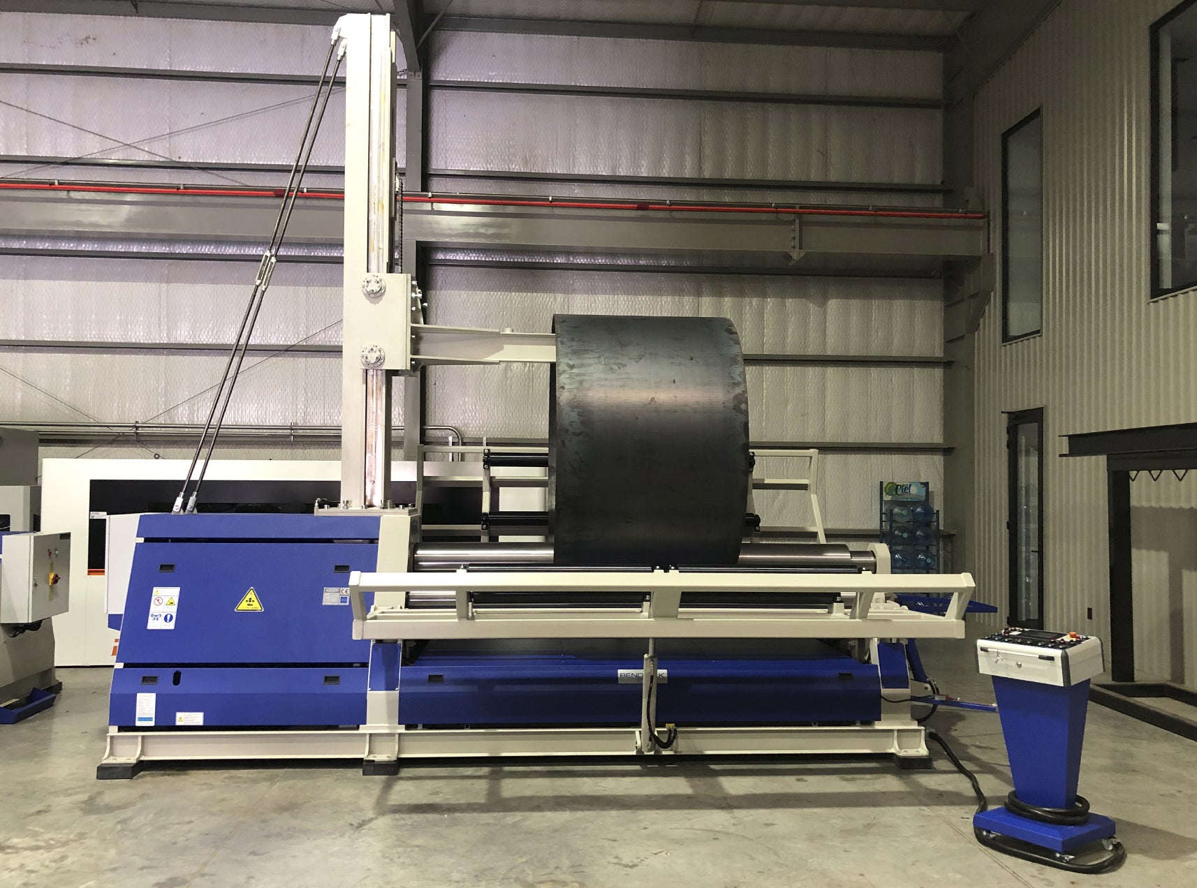 10' x 1/2" Bendmak #CY4R-HHS-300-30/13, hydraulic double initial pinch plate roll, 4-roll, 15 HP - Image 1
