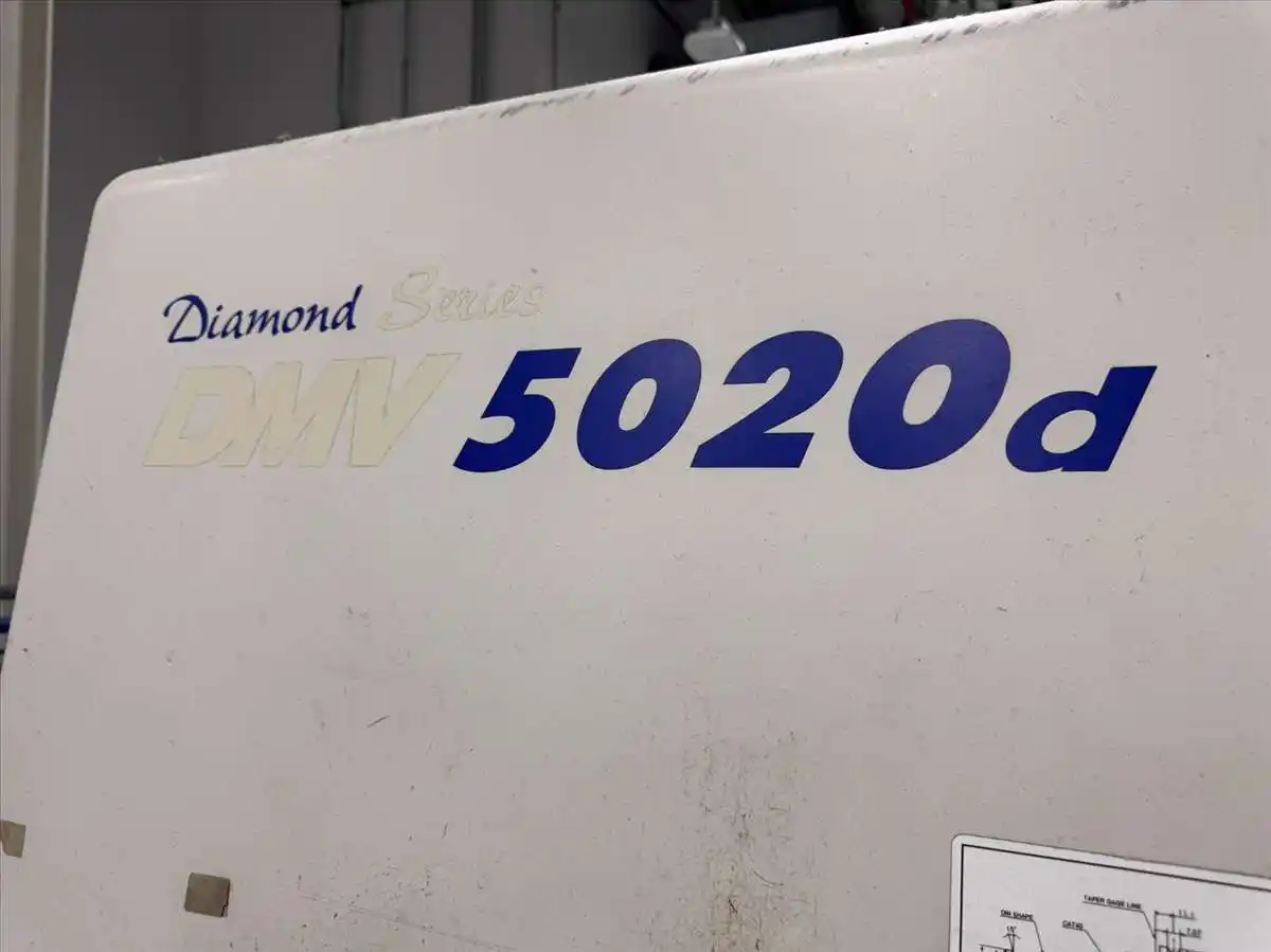 Daewoo Doosan #DMV-5020D, 4th Axis CNC vertical machining center, Fanuc 21iM, 24 automatic tool changer, Cat - Image 8