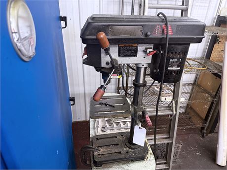 10" Sears #137.219000, tabletop drill press, 620-3100 RPM, 1/2" chuck, JT33 taper, 7-5/8" x 6-1/2" table, 120 - Image 4