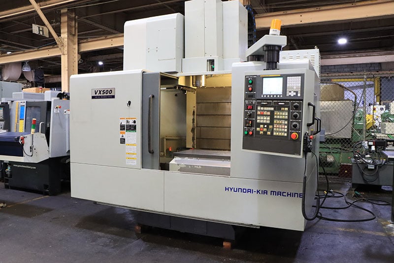 Hyundai Kia #VX500, CNC Vertical Machining Center, 41.7" X, 20.1" Y, 25" Z, 47.2" x 19.7" table, 20 HP - Image 4