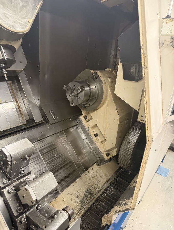Daewoo Doosan #Puma-MX2000ST, CNC lathe, 29.5" swing, 8" chuck, 3-jaw, 3" bar, 21.65" dia., 40.15" lgth - Image 7