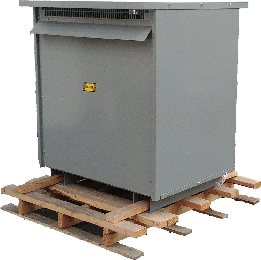 225 KVA 600 Primary, 120/208 Secondary, Beaver #TVR225T-H34C3, Dry Type Transformer, Nema 2, new - Image 1