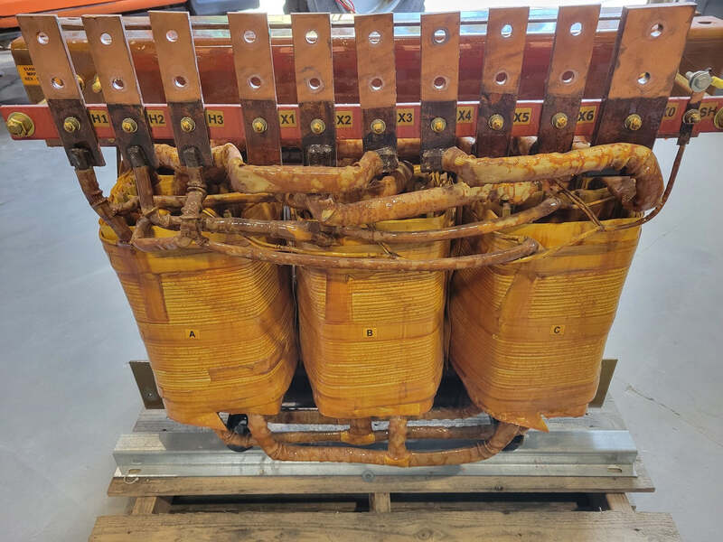 225 KVA 480 Primary, 208/120 Secondary, Emerson #514980P69, Dry Type Transformer - Image 1
