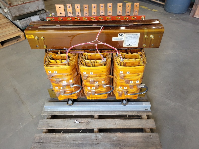 225 KVA 480 Primary, 208/120 Secondary, Emerson #514980P69, Dry Type Transformer - Image 4