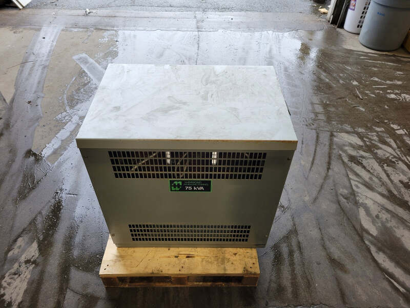 75 KVA 600 Primary, 208/120 Secondary, Hammond Manufacturing #K759K, Dry Type Transformer - Image 1
