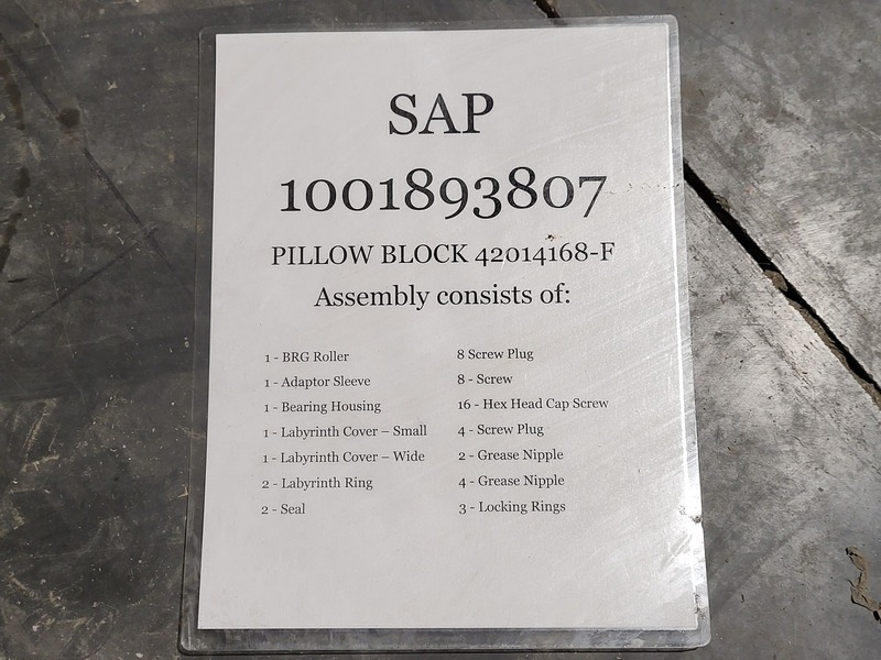 SAP #42014168-F, Pillow Block Assembly, new surplus - Image 2
