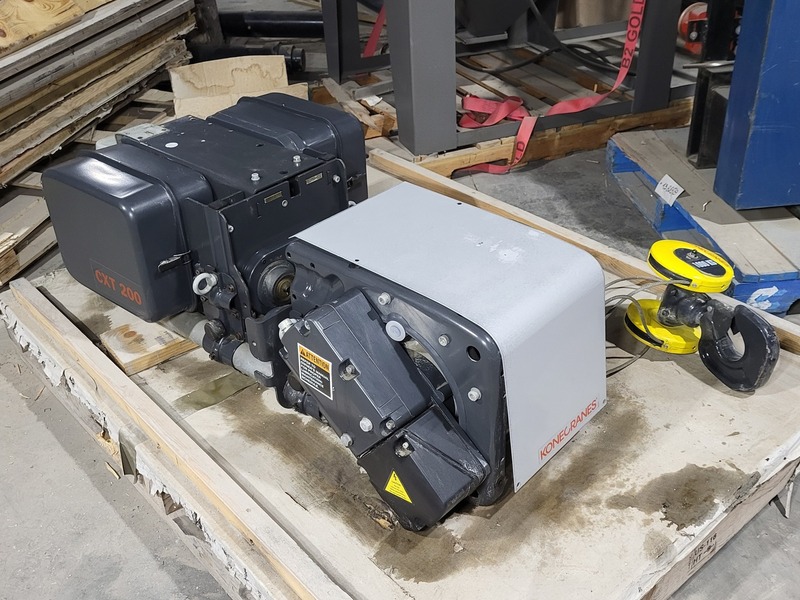 1 Ton, Konecranes #CXT-200, Wire Rope Hoist w/ spare parts - Image 2