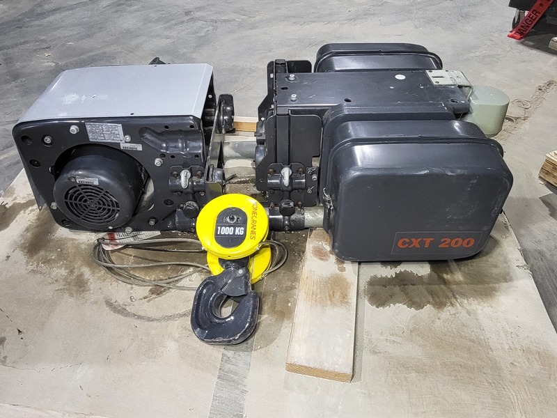 1 Ton, Konecranes #CXT-200, Wire Rope Hoist w/ spare parts - Image 5