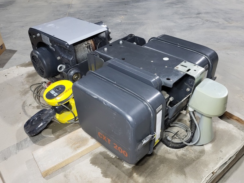 1 Ton, Konecranes #CXT-200, Wire Rope Hoist w/ spare parts - Image 6