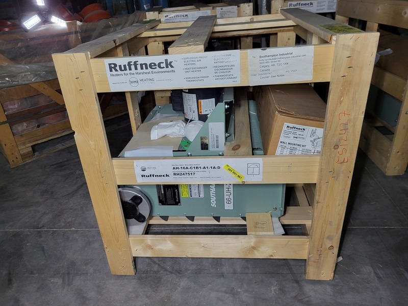Thermon #AH-16A-C1B1-A1-1A-D, 60 KW Horizontal Heater Unit, 2021, new surplus - Image 3