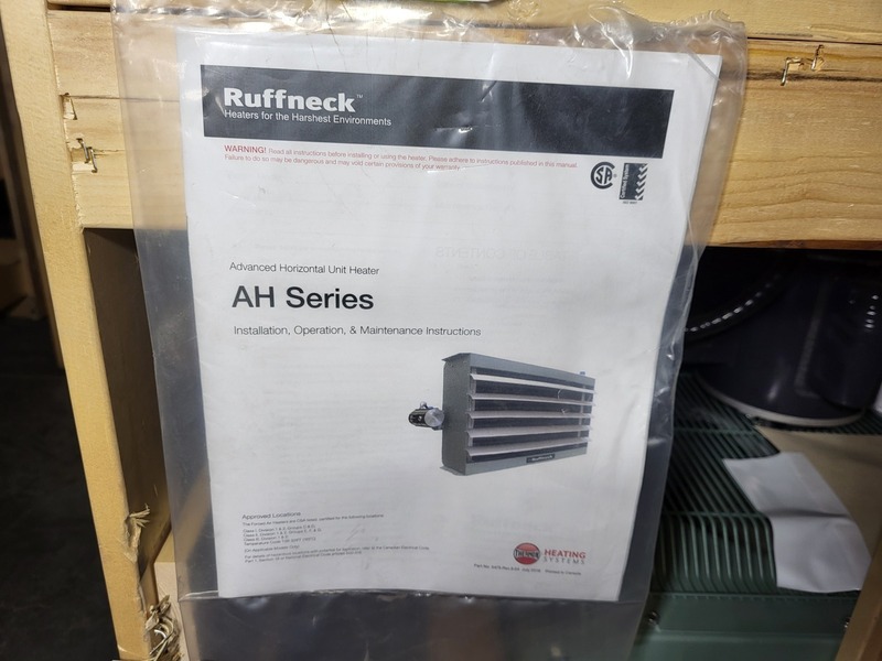 Thermon #AH-16A-C1B1-A1-1A-D, 60 KW Horizontal Heater Unit, 2021, new surplus - Image 10