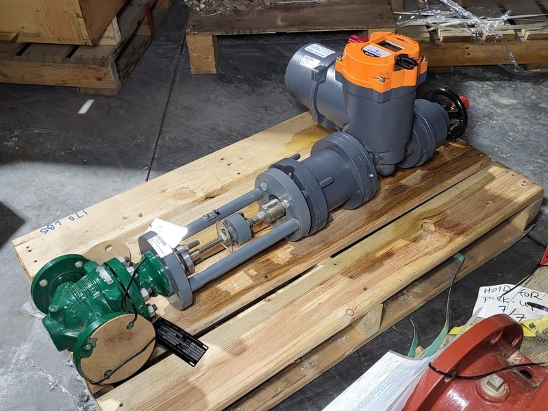 Fisher #Type-ES, 1-1/2" Class 150 Control Valve w/ Actuator, new surplus - Image 5
