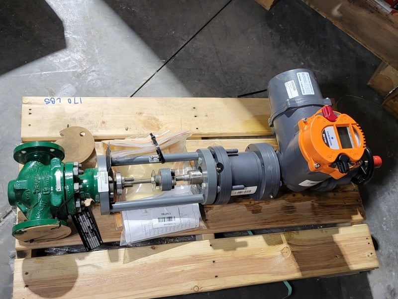 Fisher #Type-ES, 1-1/2" Class 150 Control Valve w/ Actuator, new surplus - Image 8
