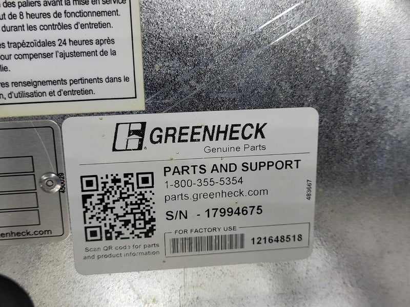 Greenheck #SBCE-3H30-20, Wall Propeller Fan, new surplus - Image 3