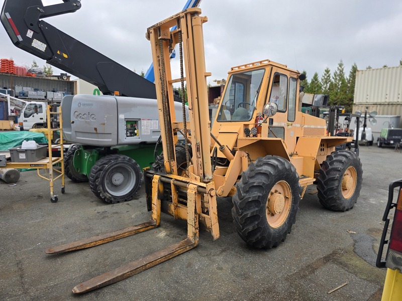 12,000 lb. Liftking #12P44, construction forklift, diesel, 144" lift, 2-stage mast, pneumatic tires - Image 1
