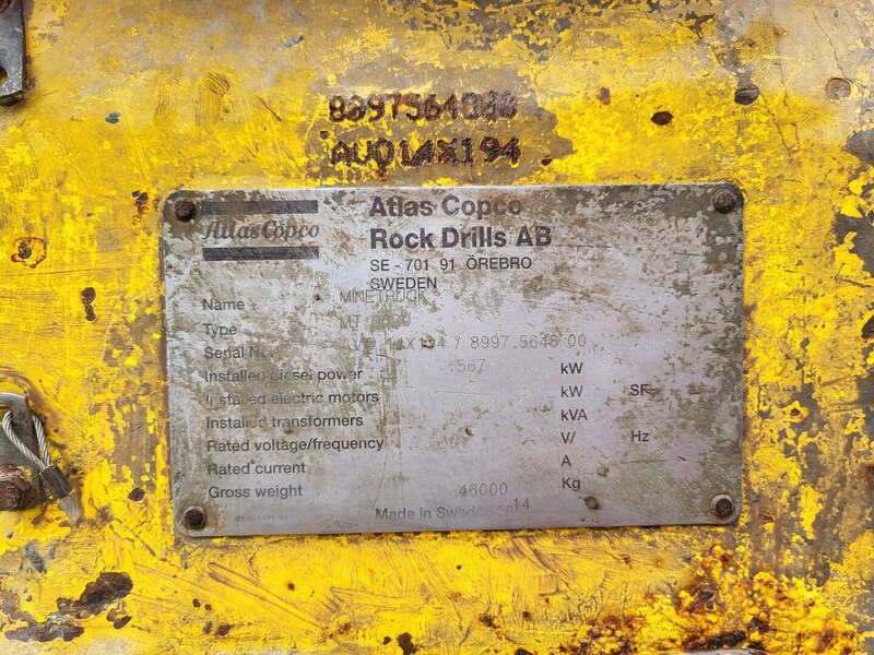 Atlas Copco MT6020 Parts: Haul Truck Parts Unit - Image 2