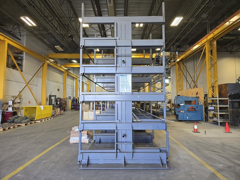 Steel Storage Systems #5T-4G-30X75R-24, Double-Sided Roll-Out Cantilever Rack - 24' Storage Length - 5,300 LB - Image 5