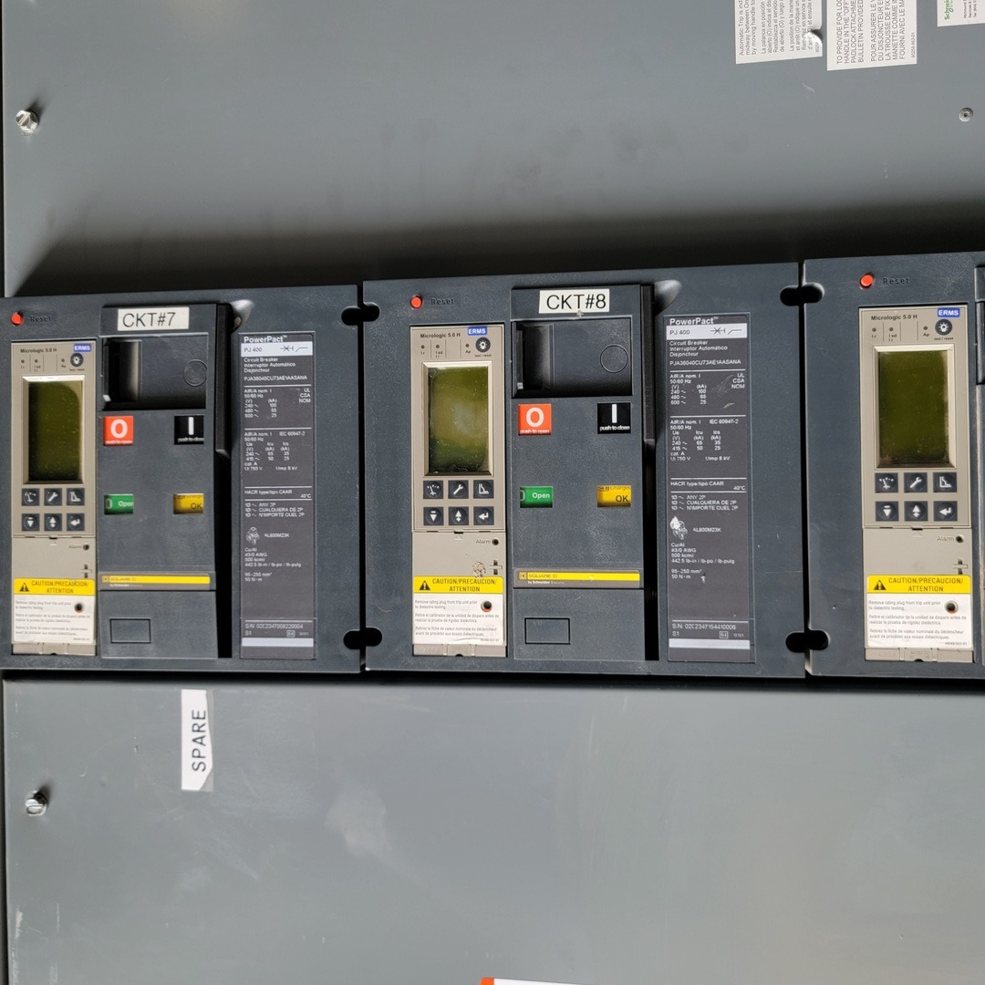 Square D #QED, 3000 Amps, 480 Volt Switchgear Unit w/ 7 x Circuit Breakers PJ400, 2019 - Image 7
