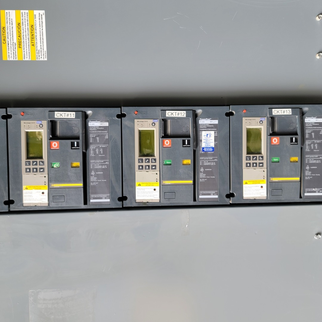 Square D #QED, 3000 Amps, 480 Volt Switchgear Unit w/ 7 x Circuit Breakers PJ400, 2019 - Image 9