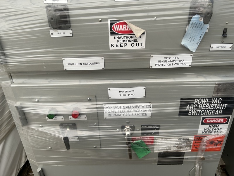 Powell #23234, 4160 Volt, 1200 Amps Arc Resistant Switchgear, 2014, new surplus - Image 7