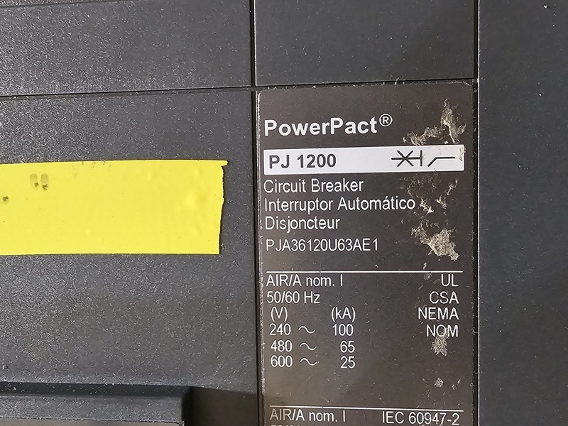 CSL, 480/277 Volts, 3 Phase, 3000 Amps Switchgear Unit w/ PowerPact 1200 Amps, 800 Amps Main Breakers - Image 4