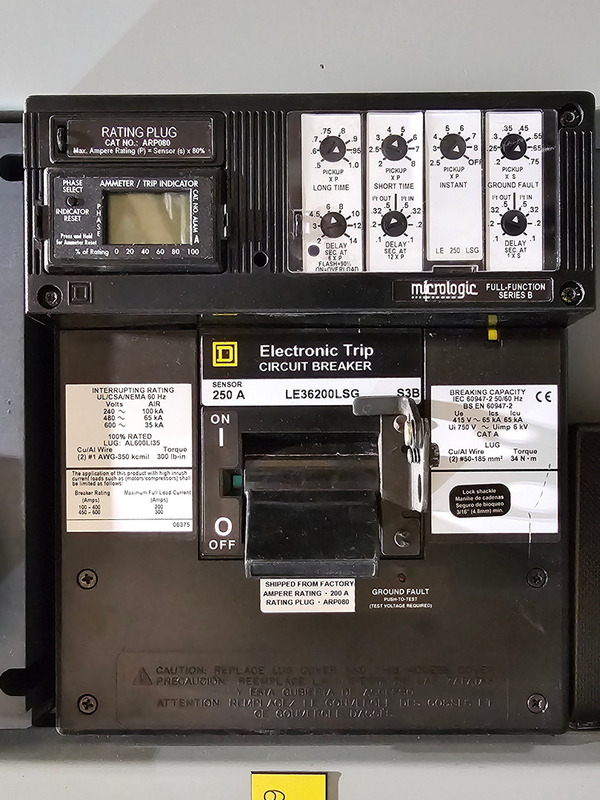 CSL, 480/277 Volts, 3 Phase, 3000 Amps Switchgear Unit w/ PowerPact 1200 Amps, 800 Amps Main Breakers - Image 8