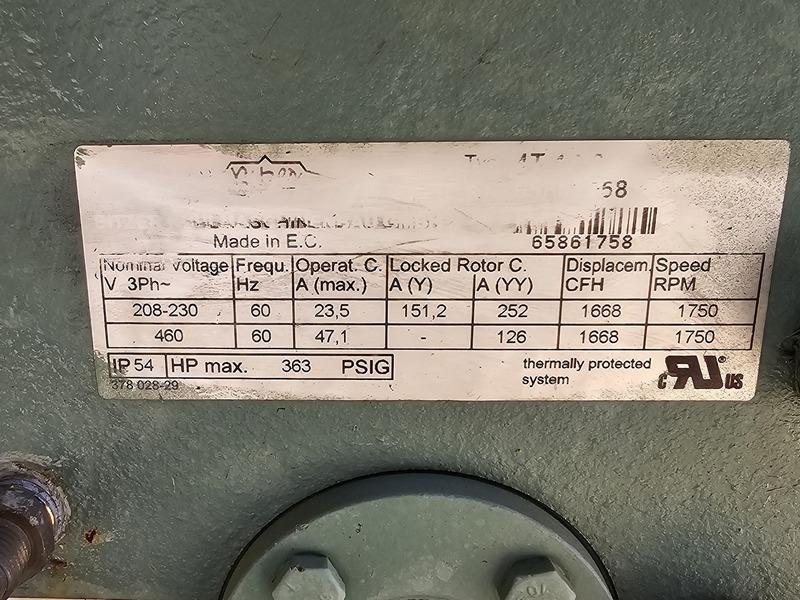 Bitzer #4T-12.2, Semi-hermetic Reciprocating Compressor - Image 2
