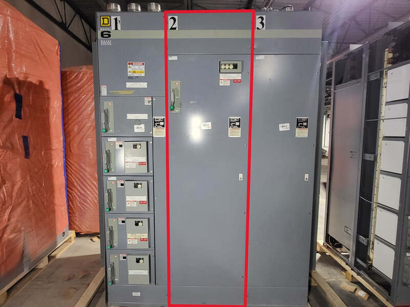 Square D #Model-6, motor control center mcc, 600 Volts, 3PH, 1200 Amps Bus (148 available) - Image 1