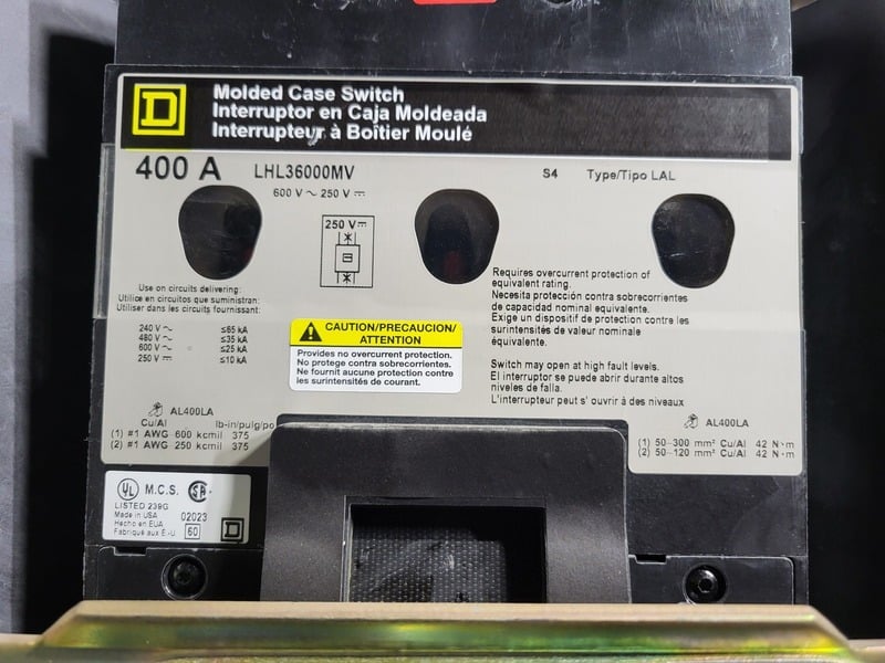 Square D #Model-6, motor control center mcc, 600 Volts, 3PH, 1200 Amps Bus (148 available) - Image 7