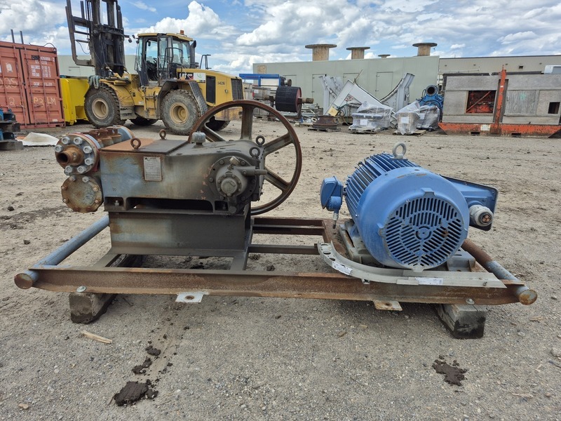Aplex #SC-170L, Triplex 230 HP Plunger Pump w/ motor, 2005 - Image 8