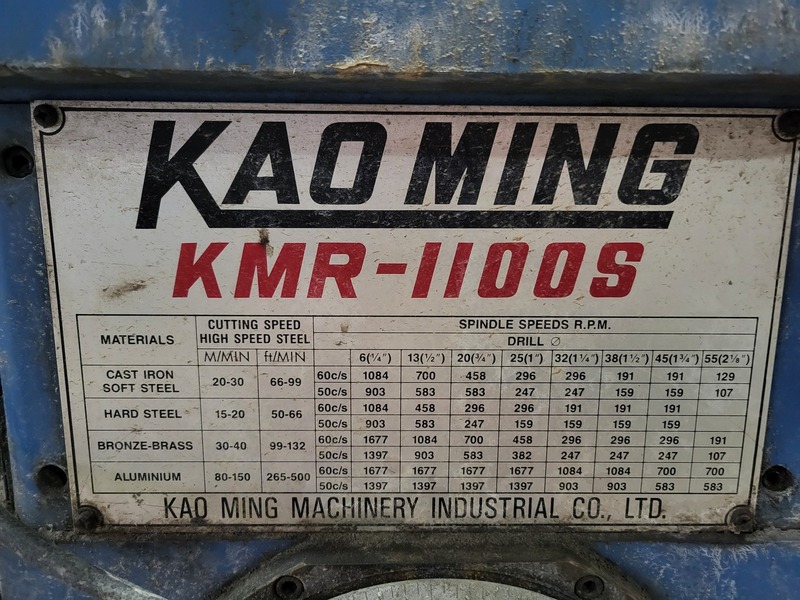 KAO Ming #KMR-1100S, Radial Arm Drilling Machine - Image 8