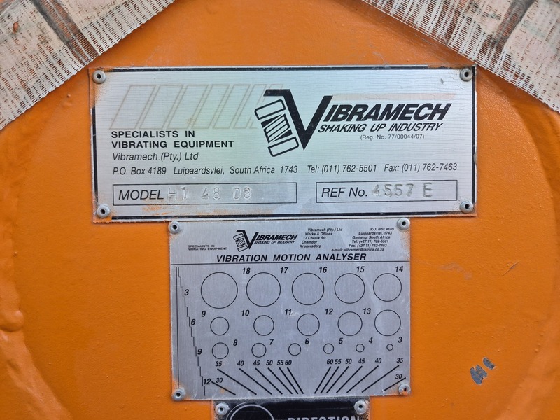 36" x 16' Vibramech #H1-48-09, Single Deck Horizontal Vibrating Screen w/ 2 x 3 kW Motors - Image 2