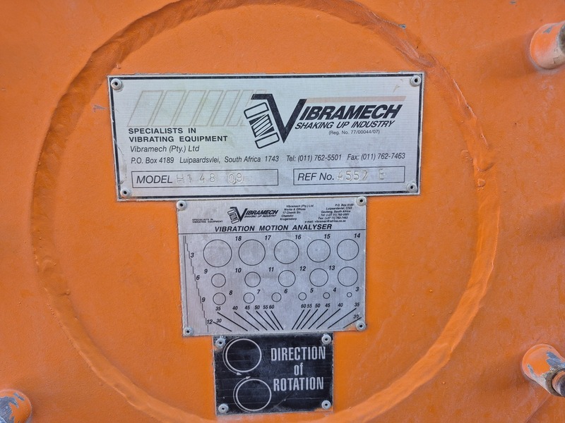 36" x 16' Vibramech #H1-48-09, Single Deck Horizontal Vibrating Screen w/ 2x3 kW Motors - Image 2