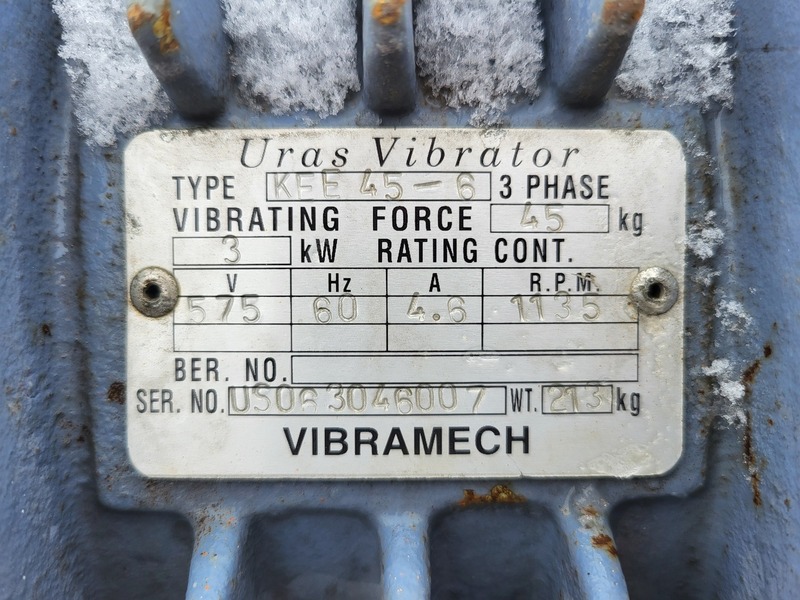 36" x 16' Vibramech #H1-48-09, Single Deck Horizontal Vibrating Screen w/ 2x3 kW Motors - Image 8