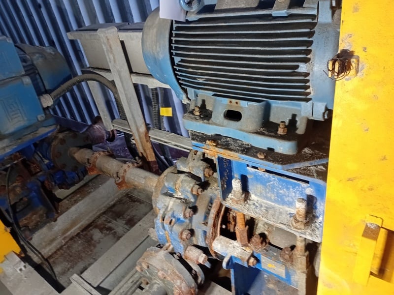 Warman #4/3-DD-AHP, Dual Tailings Slurry Pump Skid w/ 2 x 100 HP Motors - Image 7