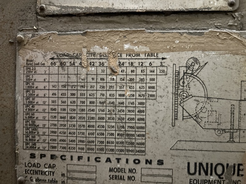 Unique #POLISHING-S-5937, Rotary Positioning Table S-5937, 1965 - Image 2