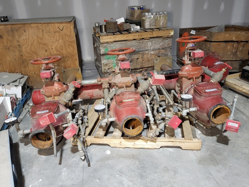 Viking, 3 Sets 6" Dry Fire Sprinkler Valve Assemblies - Viking F-1 w/ Trim, Gate Valves & Switches - Image 5