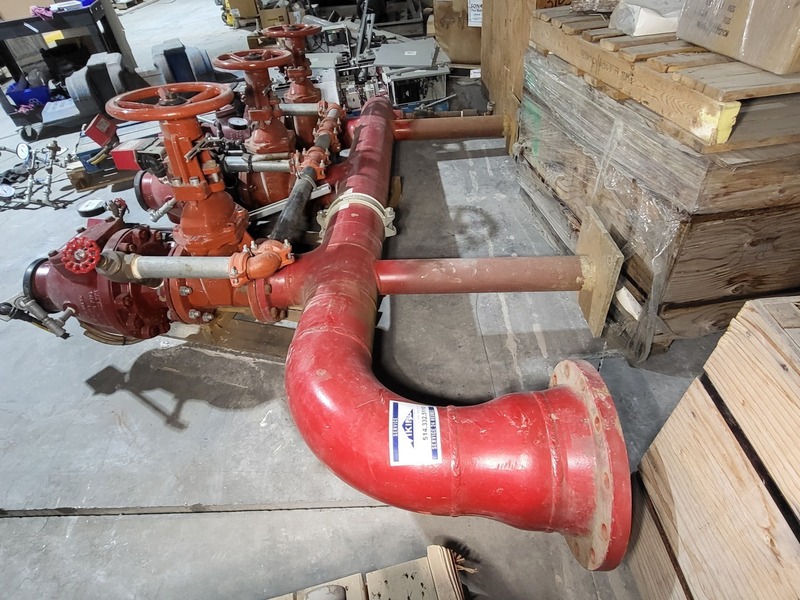 Viking, 3 Sets 6" Dry Fire Sprinkler Valve Assemblies - Viking F-1 w/ Trim, Gate Valves & Switches - Image 8