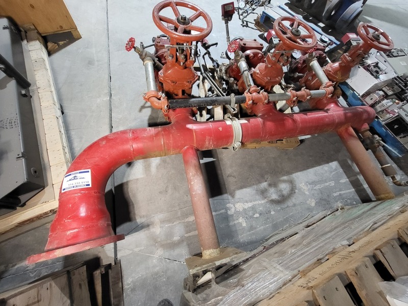 Viking, 3 Sets 6" Dry Fire Sprinkler Valve Assemblies - Viking F-1 w/ Trim, Gate Valves & Switches - Image 9
