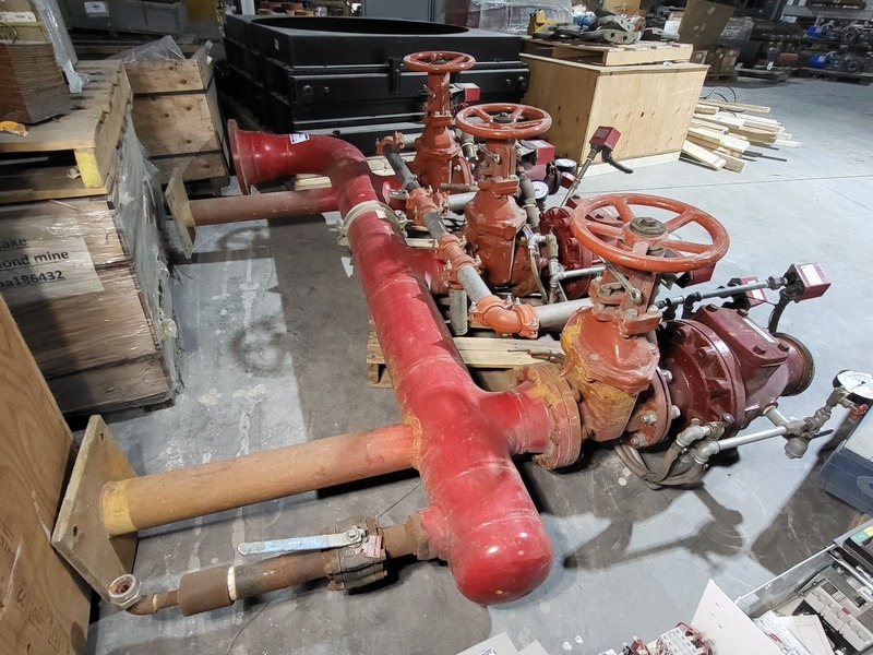 Viking, 3 Sets 6" Dry Fire Sprinkler Valve Assemblies - Viking F-1 w/ Trim, Gate Valves & Switches - Image 10