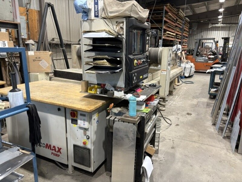 Omax #60120, 60" x 120" CNC Waterjet Cutter w/ 40 HP Enduromax Pump, Tilt-a-jet, 2010 - Image 8